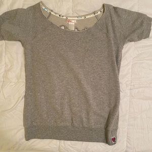 Reebok sweatshirt with heart cutouts